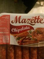 Chipolatas mazette, LES BRASERADES, 6 pièces, Barquette