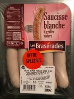 Saucisse blanche à griller nature