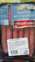 Saucisse au roquefort et aux noix