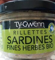 Rillettes sardines fines herbes bio