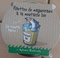 Rillettes de maquereaux à la moutarde bio