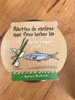 Rillettes de sardines au fines herbes bio
