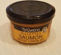 Rillettes de saumon aux zestes de citron