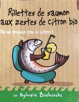 Rillettes de saumon aux zestes de citron bio