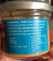 Rillettes de truite fumée