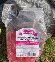 Bonbons sans sucre fraise des bois
