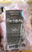 Véritables Meringues Striées Parfum Fraise