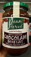 Pâte à tartiner chocolade sans lait