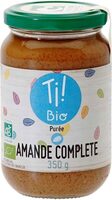 Crème d'amandes complètes