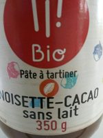 Pate à tartiner Cacao-Noisette sans lait
