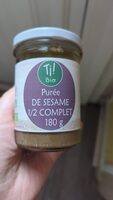 Purée de sésame 1/2 complet