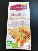 Biscuits bio muesli fruits