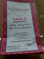 Sablé aux pépites de framboise