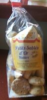 Petits sablés d'or nature