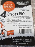 Crêpes Bio