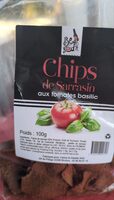 Chips de sarrasin aux tomates basilic