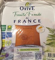 Truite fumée de France