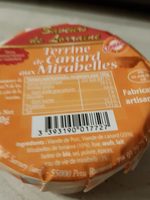 Terrine de canard mirabelle