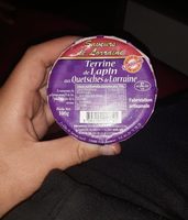 Terrine de lapin au quetsches