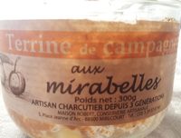 Terrine de campagne aux mirabelles