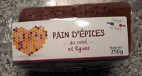 Pain d'épices au miel et figues