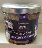 Terrine de campagne vin bleu des Vosges