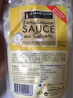 L’onctueuse sauce au citron