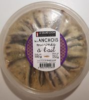 Anchois mariné à l'ail