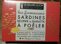 Sardines beurre de baratte à poêler