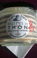 Rillettes de thon baies roses coriandre
