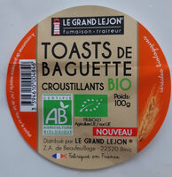 Toasts de baguette BIO