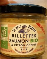 Rillettes saumon bio et citron confit