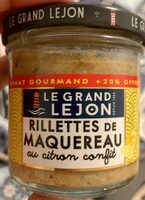 Rillettes de maquereau au citron confit