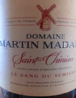 Domaine Martin madalle le sang du schiste