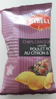 Chips craquantes poulet rôti au citron et thym