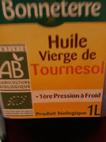Huile Tournesol Vierge