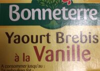 Yaourt Brebis a la vanille