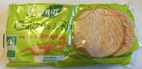 Galettes de riz saveur orange