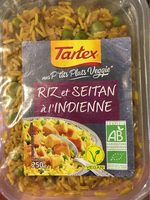 Riz et seitan à l'indienne