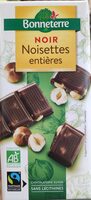 Chocolat noir aux noisettes entières