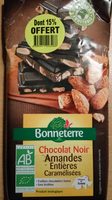 Chocolat Noir Amandes Entières Caramélisées