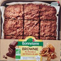 Brownie au chocolat noir et noix grillées