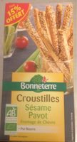 Croustilles sésame pavot