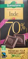 Chocolat noir 70% Inde