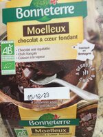 Moelleux au chocolat coeur fondant