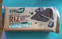Galettes de riz au chocolat noir
