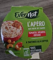L'apéro aux noix de cajou tomates séchées origan