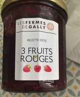 Confiture 3 fruits rouges