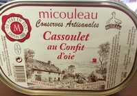 Cassoulet au confit d’oie