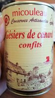 Gésiers de canard confits